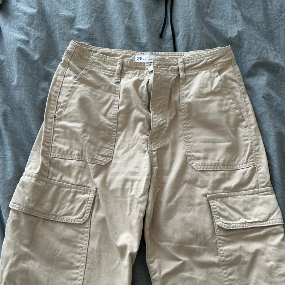 Zara Beige Cargos